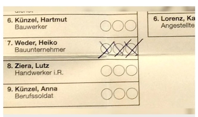 Общество: Выборы в Саксонии: женщине пришел уже заполненный бюллетень, в котором проголосовали за АдГ