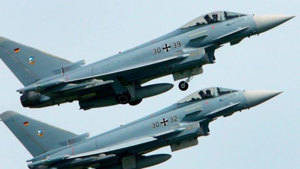 Происшествия: В Германии разбились два истребителя Eurofighter