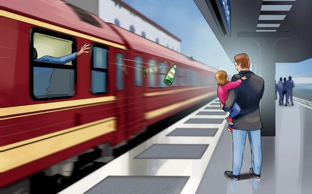 Происшествия: Выброшенная из поезда бутылка тяжело ранила маленькую девочку в Северном Рейне-Вестфалии