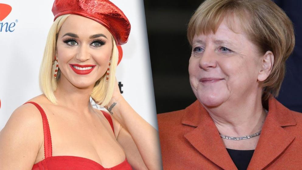Общество: Поп-певица и канцлер Германии: у Кэти Перри и Ангелы Меркель есть что-то общее