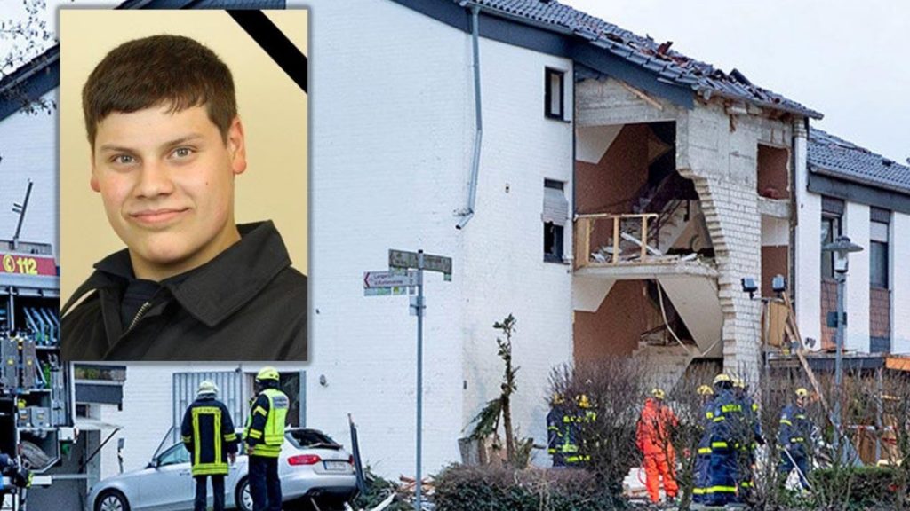 Происшествия: Северный Рейн-Вестфалия: во время взрыва на службе погиб 19-летний пожарный