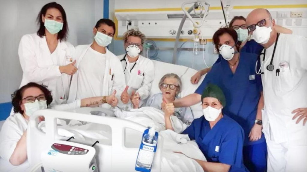 Общество: В Италии удалось вылечить от коронавируса 95-летнюю пенсионерку