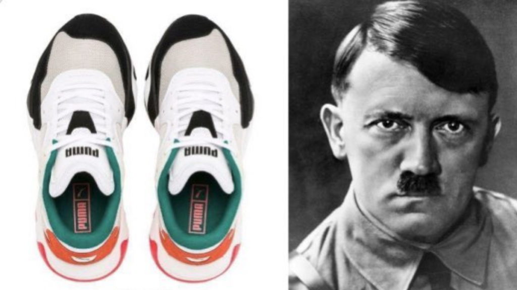 Общество: Компанию Puma обвинили в нацизме из-за сходства их кроссовок с образом Гитлера