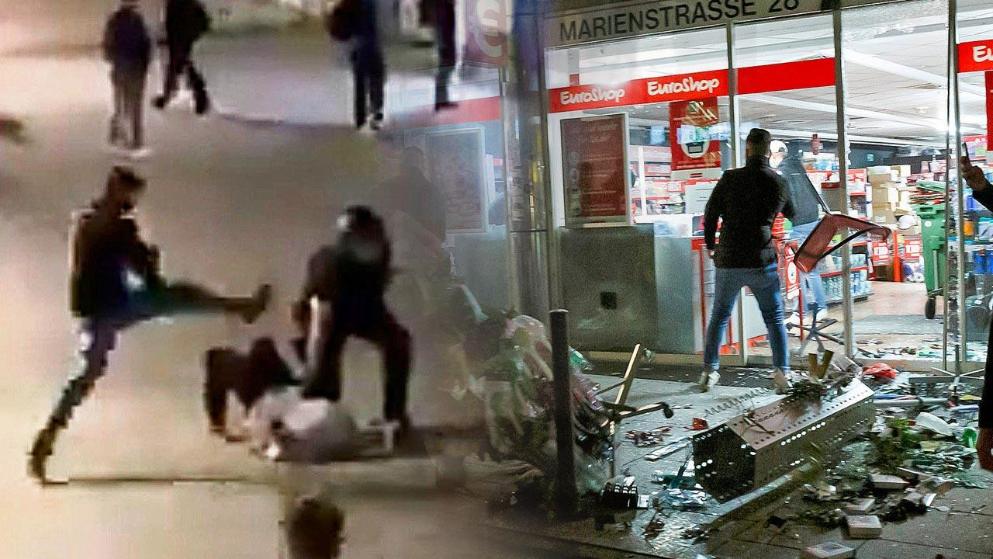 Происшествия: Беспорядки в Штутгарте: со словами «Аллаху Акбар» молодые люди превратили центр города в поле битвы