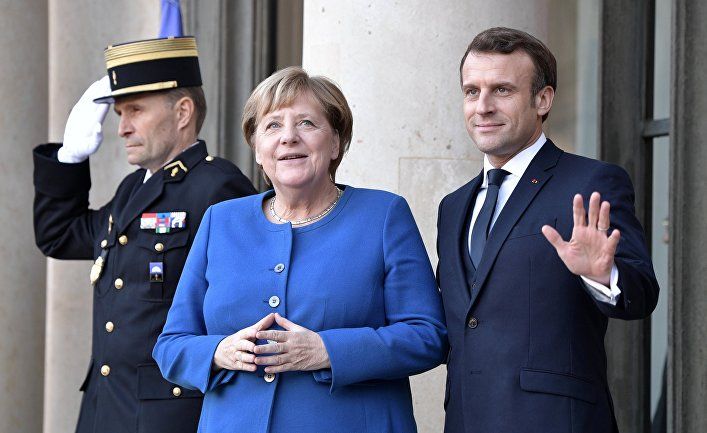 Мировая пресса: Le Figaro (Франция): Макрон и Меркель озвучили ожидания от России