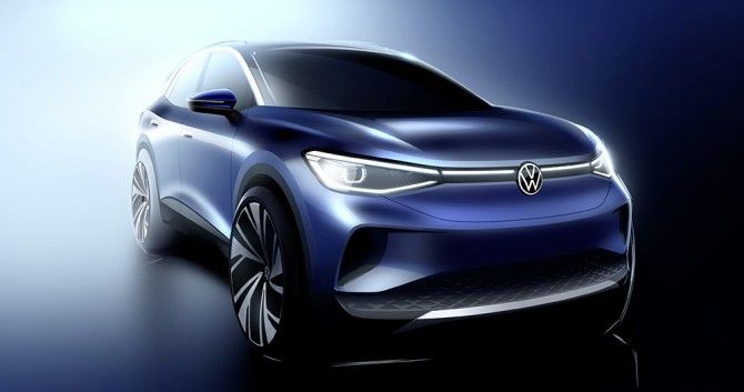 Мировая пресса: Volkswagen раскрыл дизайн электрического кроссовера ID.4