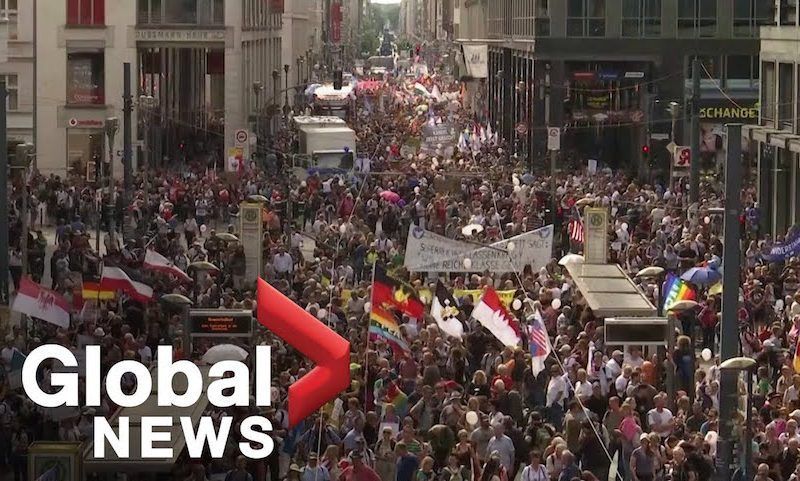 Мировая пресса: «Путин!»: демонстрация в Берлине против COVID-19 прошла под именем российского президента
