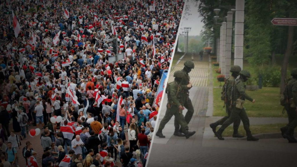 Происшествия: Несмотря на запугивания со стороны Лукашенко, больше 100 тыс. людей снова вышли на мирный протест в Минске