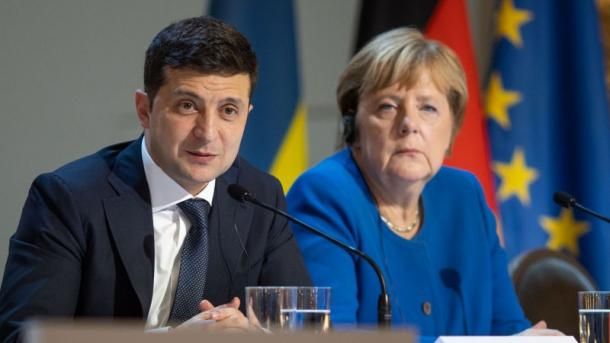 Мировая пресса: Зеленский с Меркель обсудили ситуацию на Донбассе
