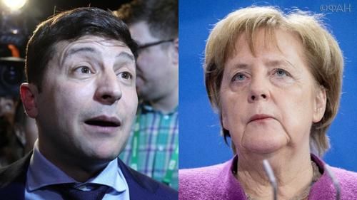 Мировая пресса: Меркель обещала Зеленскому помощь Германии и Франции в делах Донбасса