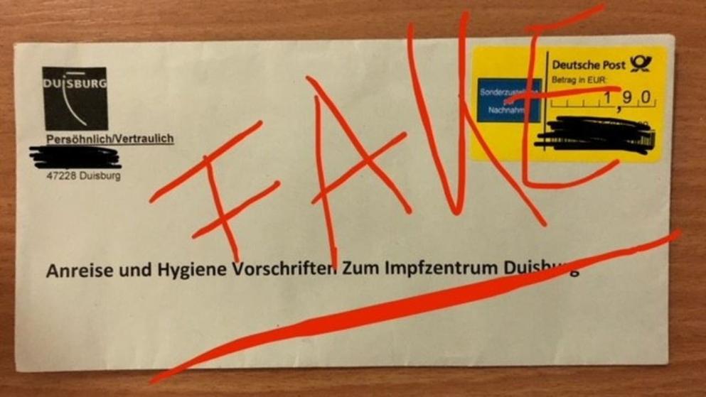 Происшествия: Новый вид мошенничества: €1900 за фальшивое письмо из центра вакцинации