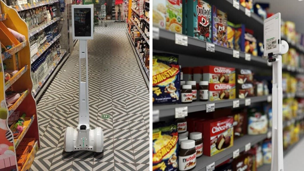 Отовсюду обо всем: Робот начал работать в супермаркете, он будет следить за ценниками и товарами на полках