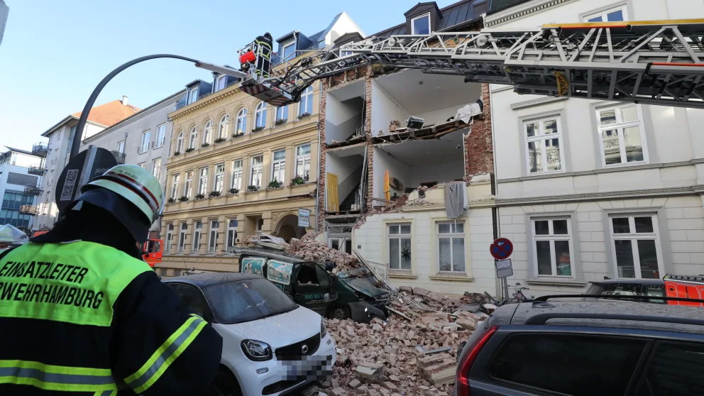 Происшествия: Взрыв в жилом доме Гамбурга: пострадал минимум один человек