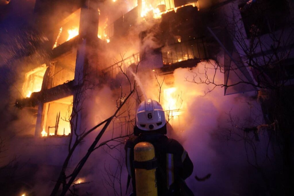 пожар в святошинском районе