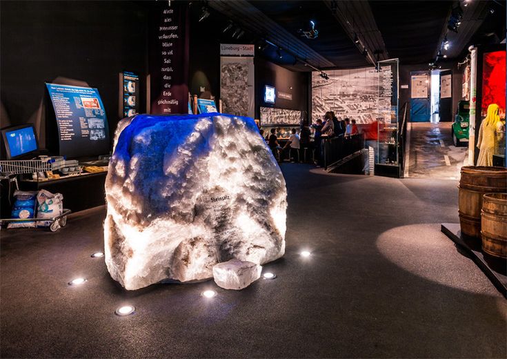 кусок соли в музее соли в люнебурге